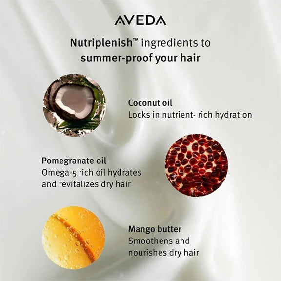 Aveda Nutriplenish Hydrating Serum for Dry & Frizzy Hair with Coconut Oil - 100 ml