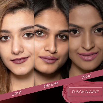 Faces Canada Weightless Matte Finish Lipstick - Fuschia Wave 02 - 4 gm