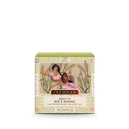 Old School Rituals Arrack of Rice & Banana Redefining Mousse Natural Face Moisturize - 50 gm
