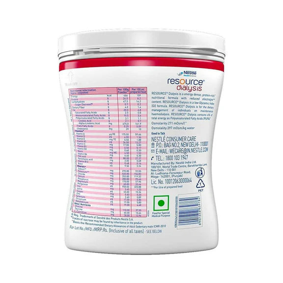 Nestle Resource Dialysis Protein Powder - Vanilla Flavor - 400 gm