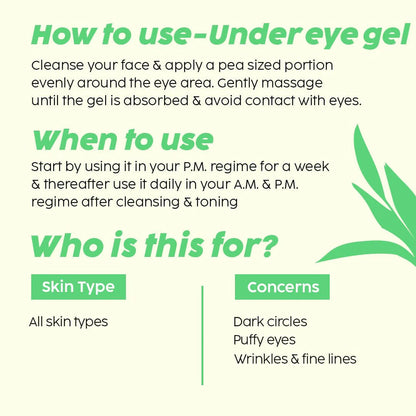 PLIX The Plant Fix Under-Eye Gel and SPF 50+ Guava Glow Sunscreen Combo -combo