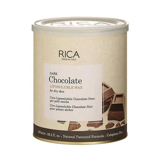 Rica Dark Chocolate Liposoluble Wax for Dry Skin - 800 ml