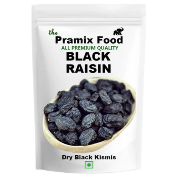 Pramix Food Black Raisins Dry Black Kismis - 800 gm