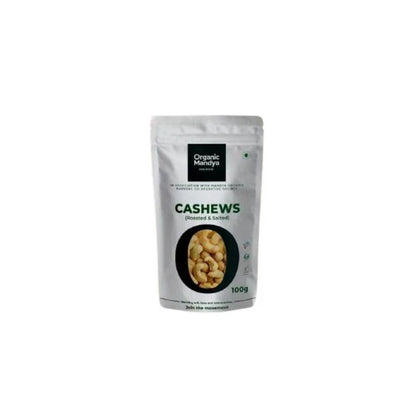 Organic Mandya Cashews (Roasted & Salted) - 100 gm