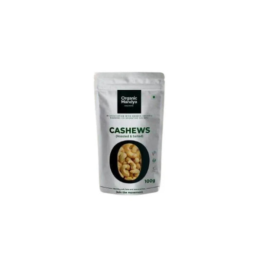 Organic Mandya Cashews (Roasted & Salted) - 100 gm