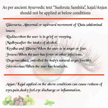 Tatsat 100% Natural Ayurvedic Kajal Pencil - 0.25 gm