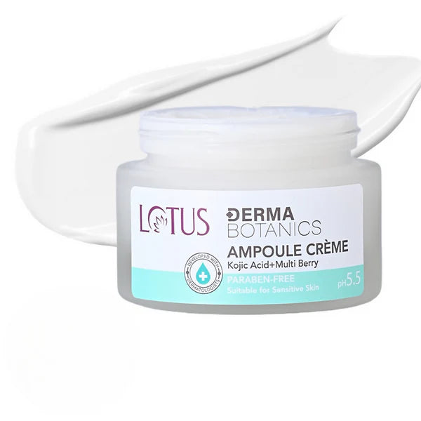 Lotus DermaBotanics Kojic acid + Multi berry Ampoule Crème - 50 gm