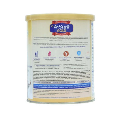 Acuraglobe A-Sure Gold Powder - Chocolate Flavor - 400 gm