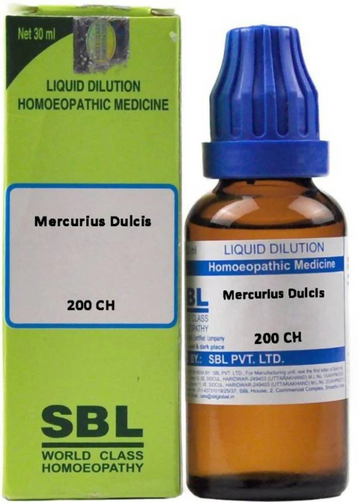 SBL Homeopathy Mercurius Dulcis Dilution -6 CH