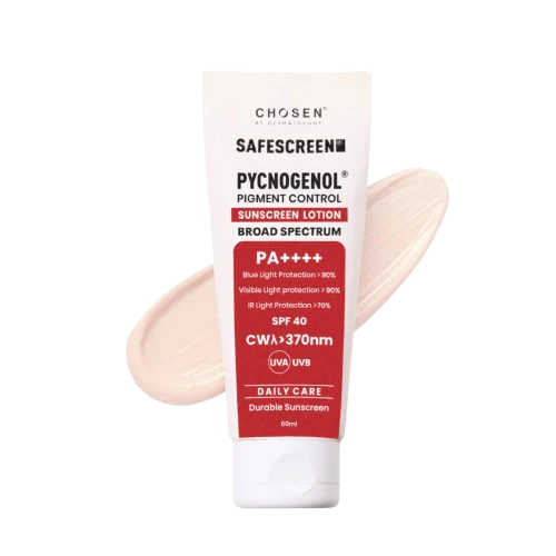 Chosen Safescreen Pycnogenol Pigment Control Sunscreen Lotion Spf 50+ - 40 ml