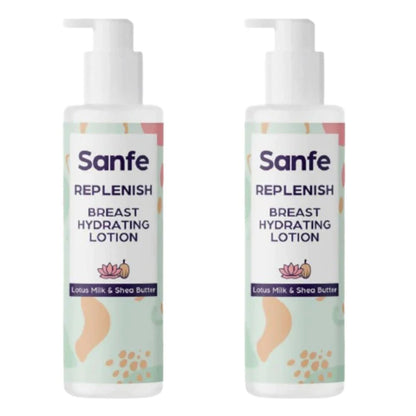 Sanfe Replenish Breast Hydrating Lotion - Pack of 2 - 100 ml