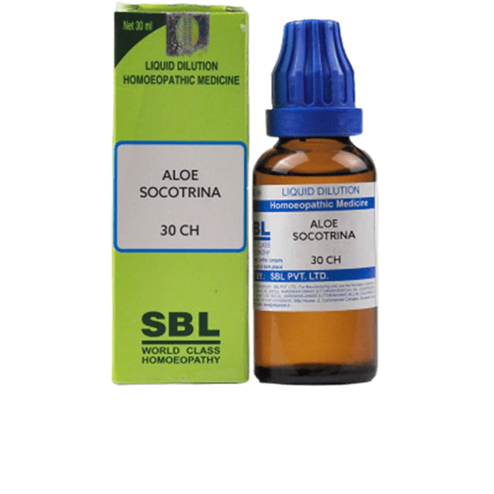 SBL Homeopathy Aloe Socotrina Dilution -30 CH