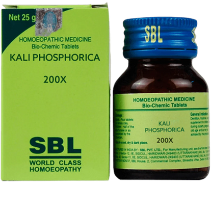 SBL Homeopathy Kali Phosphoricum Biochemic Tablets -3X