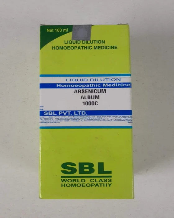 SBL Homeopathy Arsenicum Album Dilution -10M CH