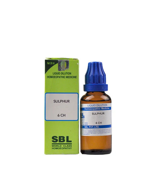 SBL Homeopathy Sulphur Dilution -3 CH