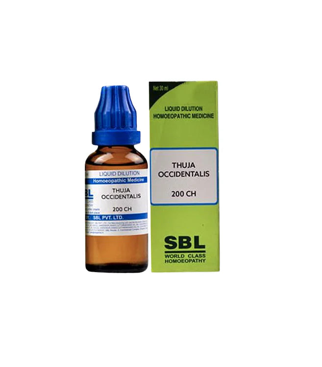 SBL Homeopathy Thuja Occidentalis Dilution -6 CH