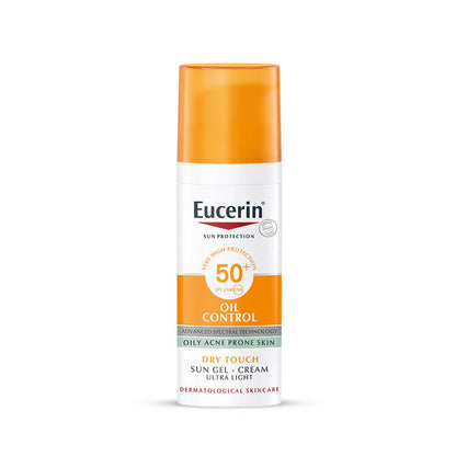 Eucerin Oil Control Dry Touch Sunscreen Gel Cream SPF 50+ - 20 ml