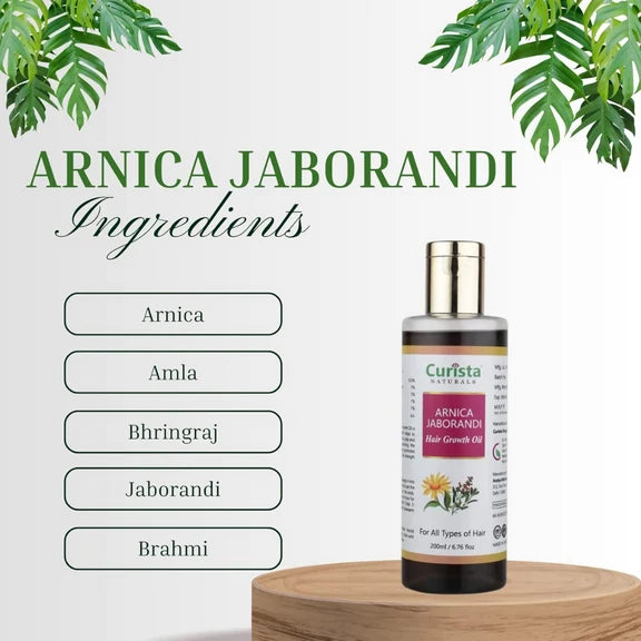 Curista Naturals Arnica Jaborandi Hair Growth Oil - 200 ml