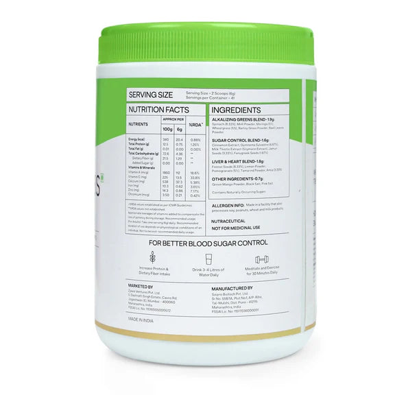 OZiva Superfood Greens & Herbs - 200 gm