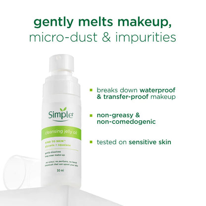 Simple Kind to Skin Cleansing Jelly Oil, 50ml