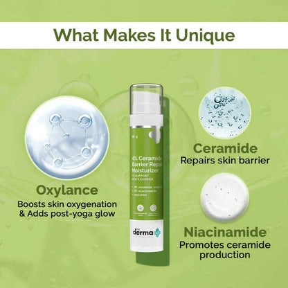 The Derma Co 4% Ceramide Barrier Repair Moisturizer - 50 gm