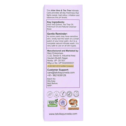 Tatvik Ayurveda Swacha Intimate Care Him (Aloevera & Tea Tree) - 100 ml