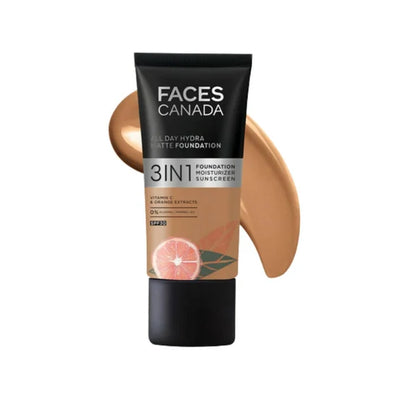 Faces Canada All Day Hydra Matte Foundation-Warm Sand 042 - 30 ml