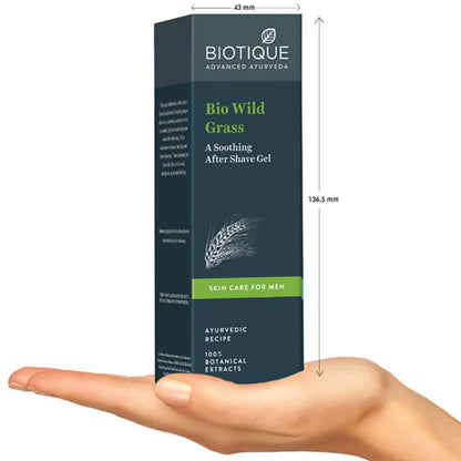 Biotique Bio Wild Grass A Soothing After Shave Gel For Men - 120 ml