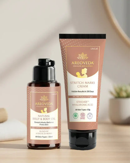 AreoVeda Stretch Marks Repair Bundle - combo