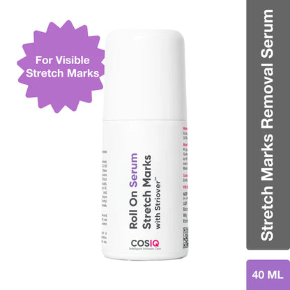 Cos-IQ Stretch Marks Removal Roll-On Serum with Striover - 40 ml