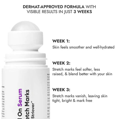 Cos-IQ Stretch Marks Removal Roll-On Serum with Striover - 40 ml