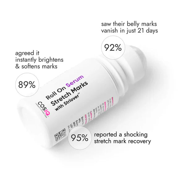 Cos-IQ Stretch Marks Removal Roll-On Serum with Striover - 40 ml