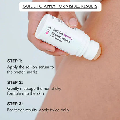 Cos-IQ Stretch Marks Removal Roll-On Serum with Striover - 40 ml