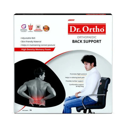 Dr. Ortho An orthopaedic Back Support (Memory foam) & Lumbo Sacral Support Belt Combo - combo