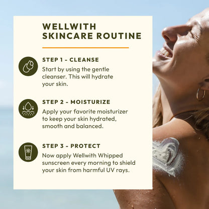 Wellwith Whipped Sunscreen Lotion SPF 50 - 50 gm