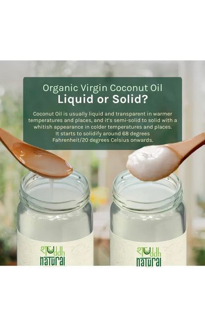 Shuddh Natural Coconut Oil Cold Pressed - 220 ml
