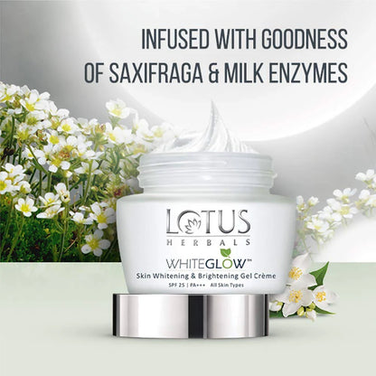 Lotus Herbals Whiteglow Skin Brightening Gel Creme SPF 25