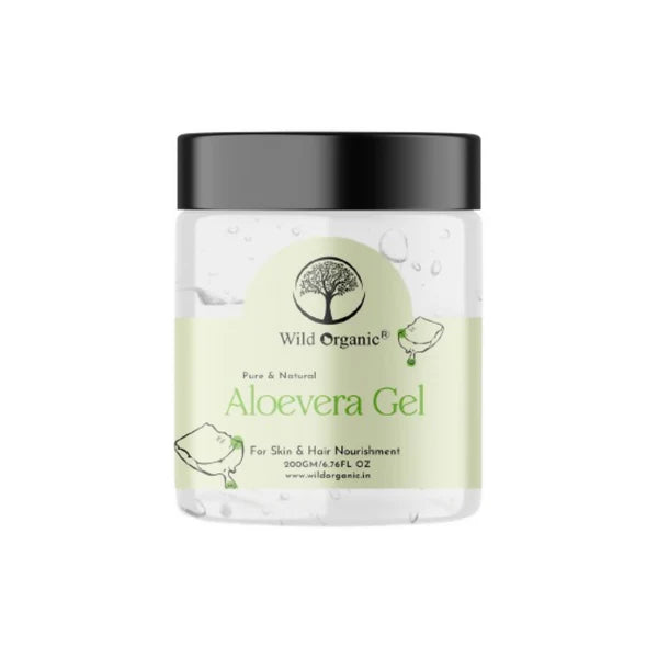 Wild Organic Pure & Natural Aloevera Gel - 200 gm