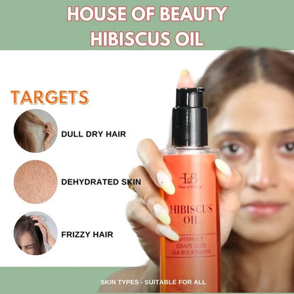 House of Beauty Hibiscus Oil - 200 ml