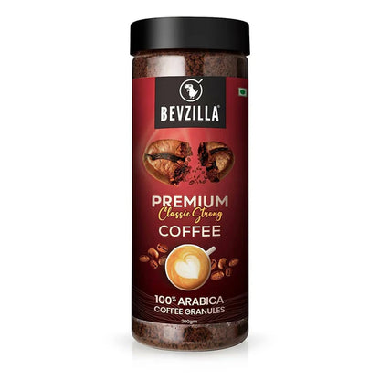 Bevzilla 100% Arabica Instant Classic Strong Coffee Powder - 200 gm