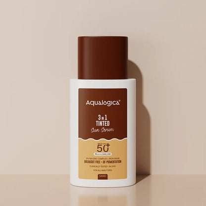 Aqualogica 3-in-1 Tinted Sun Serum