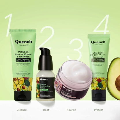 Quench Vitamin E Ultra Light SPF 50+ PA++++ Sunscreen for Glowing Skin - Korean Skincare - 50 ml