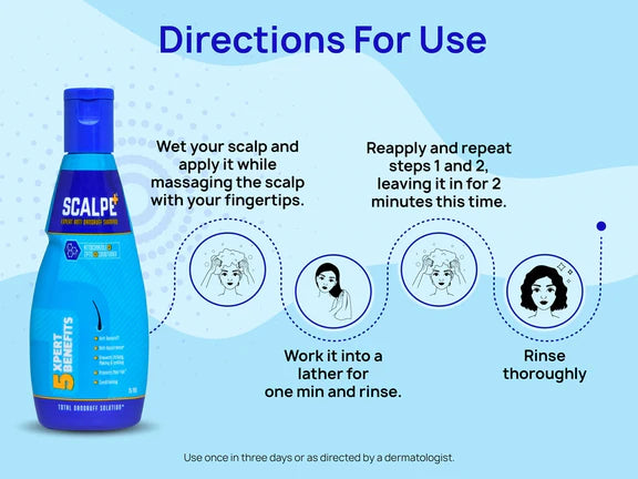 Scalpe + Total Anti Dandruff Shampoo - 75 ml