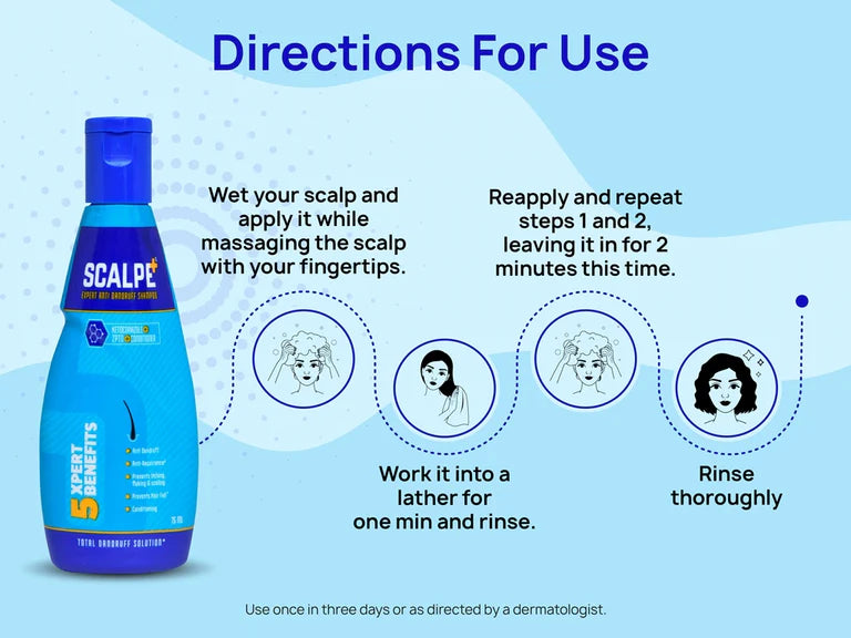Scalpe + Total Anti Dandruff Shampoo - 75 ml