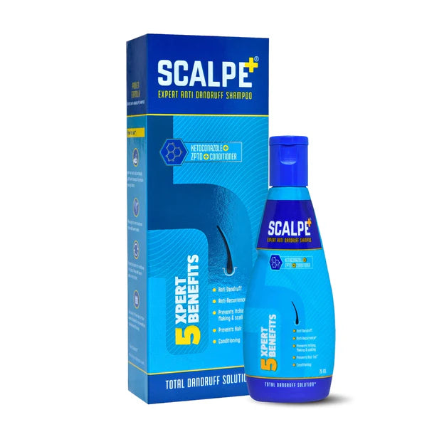 Scalpe + Total Anti Dandruff Shampoo - 75 ml