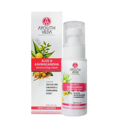 Ayouthveda Aloe & Ashwagandha Moisturizing Cream - 50 gm