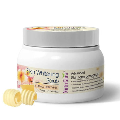 NutriGlow Skin Whitening Face Scrub - 300 gm
