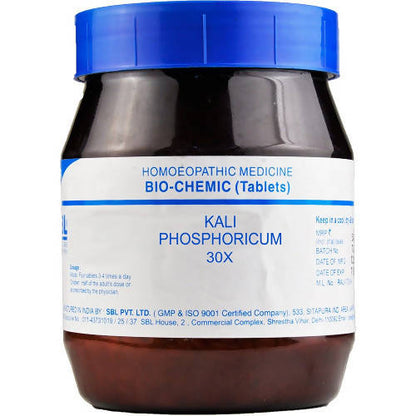 SBL Homeopathy Kali Phosphoricum Biochemic Tablets -3X
