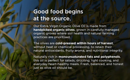 Pure & Sure Organic Extra Virgin Olive Oil - 500 ml