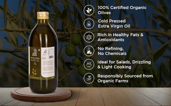 Pure & Sure Organic Extra Virgin Olive Oil - 500 ml